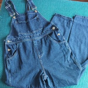 WeWoreWhat Classic Blue Denim Overalls